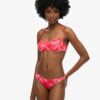Top bikini typu braletka z nadrukiem Top bikini typu braletka z nadrukiem