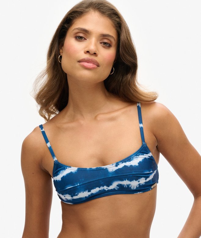 Top bikini w stylu tie dye Top bikini w stylu tie dye