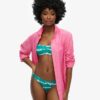Top bikini z recyklingu w stylu tie dye