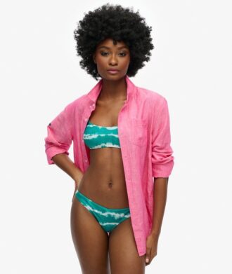 Top bikini z recyklingu w stylu tie dye