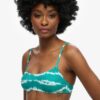 Top bikini z recyklingu w stylu tie dye