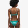 Top bikini z recyklingu w stylu tie dye