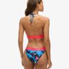 Top bikini z trójkątnym logo