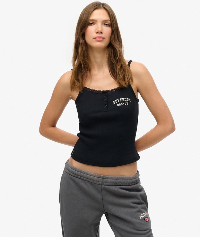 Top na ramiączkach z haftem Athletic Essentials Top na ramiączkach z haftem Athletic Essentials