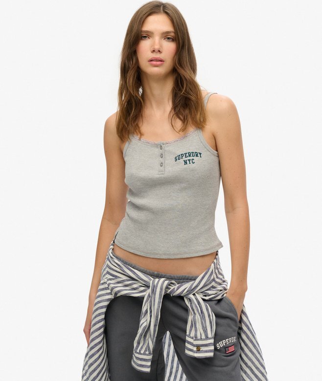 Top na ramiączkach z haftem Athletic Essentials Top na ramiączkach z haftem Athletic Essentials