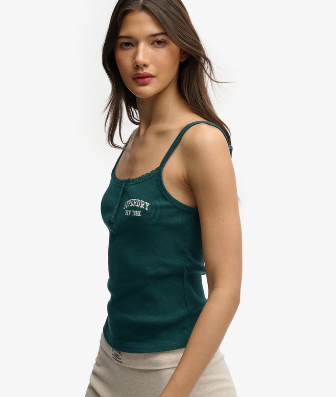 Top na ramiączkach z haftem Athletic Essentials Top na ramiączkach z haftem Athletic Essentials