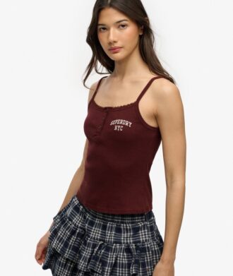 Top na ramiączkach z haftem Athletic Essentials