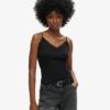 Top na ramiączkach z Organic Cotton z wykończeniem z koronki Vintage Top na ramiączkach z Organic Cotton z wykończeniem z koronki Vintage