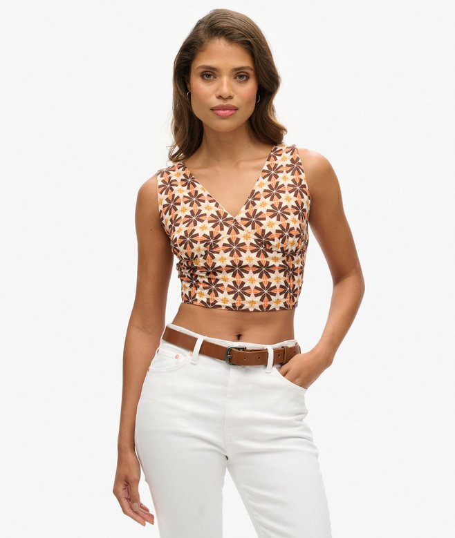 Top w stylu Vintage z wiązaniem na szyi Top w stylu Vintage z wiązaniem na szyi