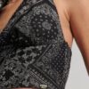 Top w stylu Vintage z wiązaniem na szyi Top w stylu Vintage z wiązaniem na szyi