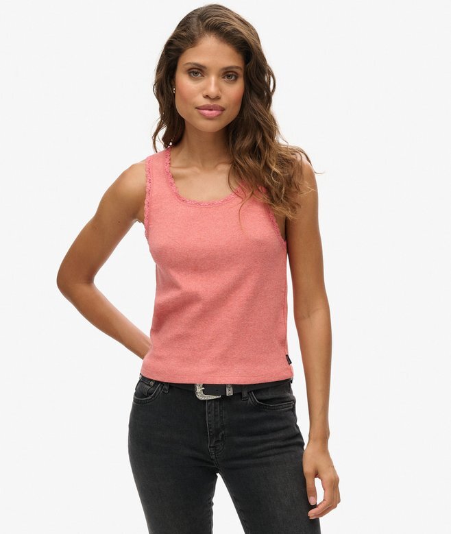 Top z koronkową lamówką z serii Athletic Essentials Top z koronkową lamówką z serii Athletic Essentials