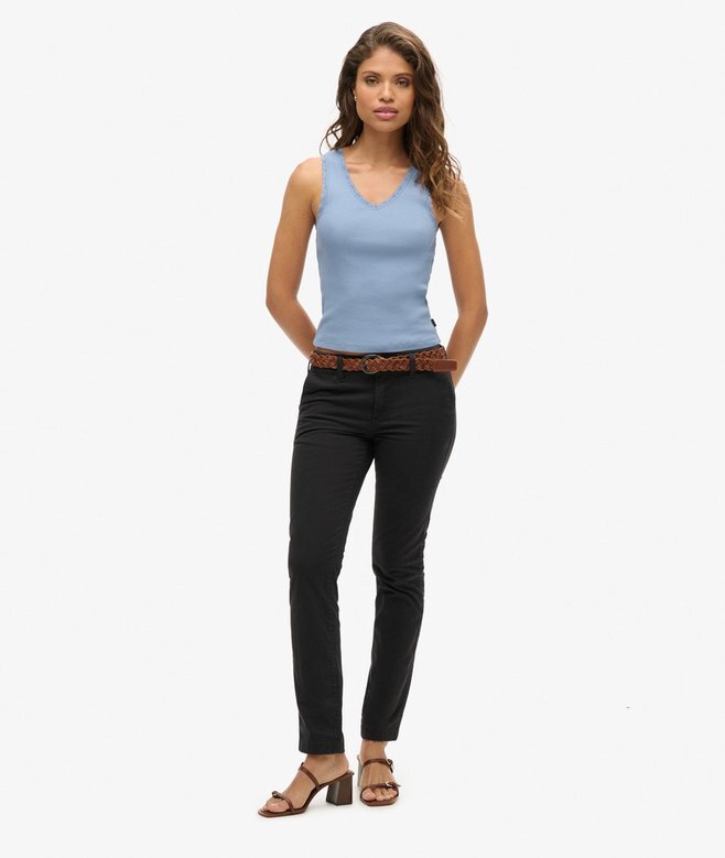 Top z koronkową lamówką z serii Athletic Essentials Top z koronkową lamówką z serii Athletic Essentials