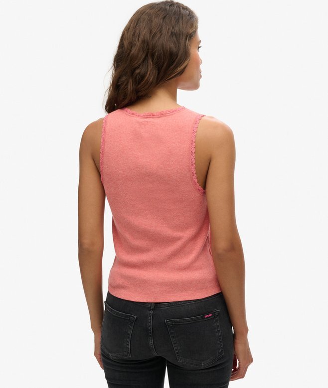 Top z koronkową lamówką z serii Athletic Essentials Top z koronkową lamówką z serii Athletic Essentials