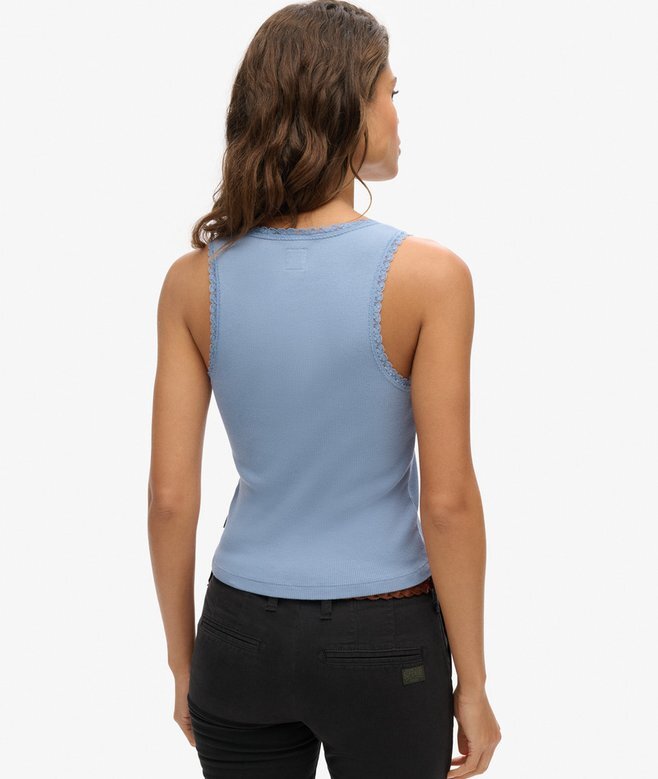 Top z koronkową lamówką z serii Athletic Essentials Top z koronkową lamówką z serii Athletic Essentials