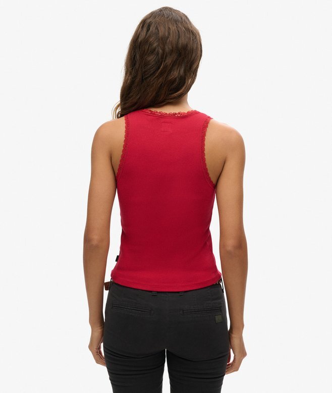 Top z koronkową lamówką z serii Athletic Essentials Top z koronkową lamówką z serii Athletic Essentials