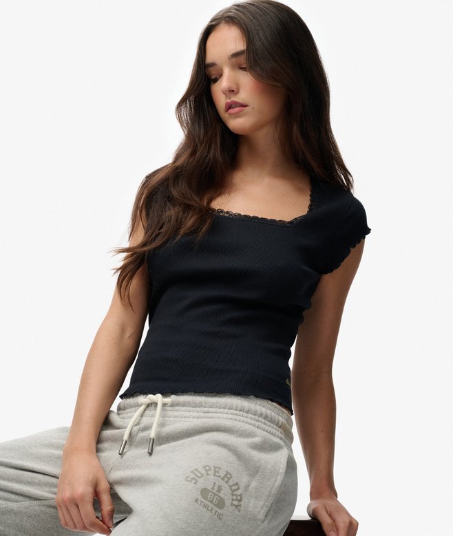 Top z okrągłym dekoltem z serii Athletic Essentials Top z okrągłym dekoltem z serii Athletic Essentials