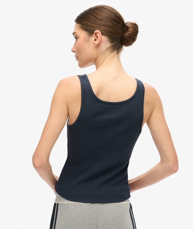 Top z prążkowanym dekoltem Athletic Essentials Top z prążkowanym dekoltem Athletic Essentials