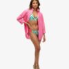 Trójkątny top bikini w paski Trójkątny top bikini w paski