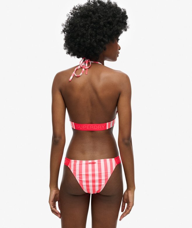 Trójkątny top bikini w paski Trójkątny top bikini w paski