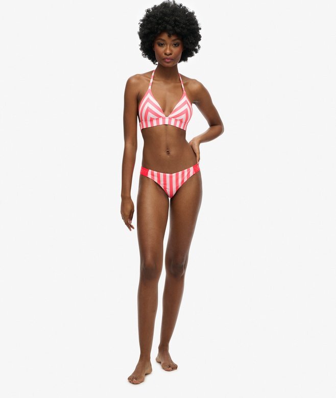 Trójkątny top bikini w paski Trójkątny top bikini w paski