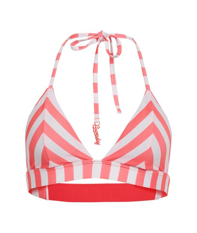 Trójkątny top bikini w paski Trójkątny top bikini w paski