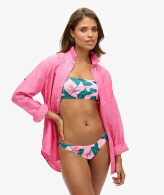 Tropikalny stanik bikini typu bandeau