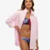 Tropikalny stanik bikini typu bandeau