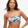 Tropikalny stanik bikini typu bandeau