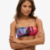 Tropikalny stanik bikini typu bandeau