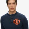 Vintage Athletic Top z długim rękawem typu Henley Vintage Athletic Top z długim rękawem typu Henley