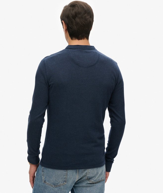 Vintage Athletic Top z długim rękawem typu Henley Vintage Athletic Top z długim rękawem typu Henley