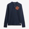 Vintage Athletic Top z długim rękawem typu Henley Vintage Athletic Top z długim rękawem typu Henley