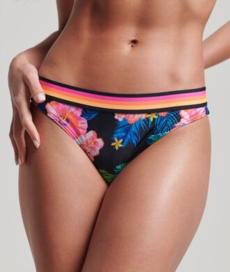 Vintage bikini z recyklingu z logo w stylu Vintage