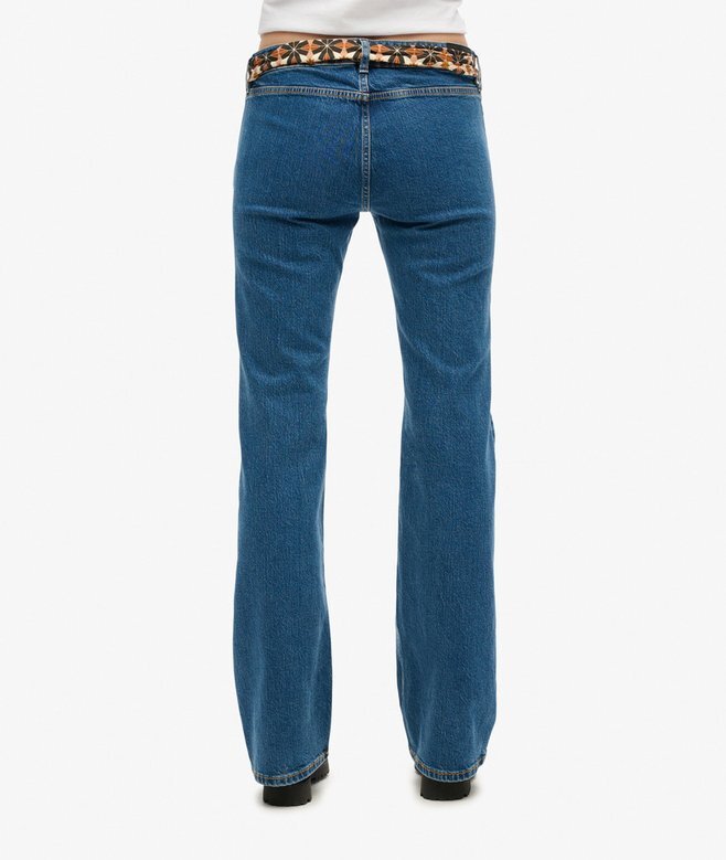 Vintage Organic Cotton Low Rise Slim Flare Jeans Vintage Organic Cotton Low Rise Slim Flare Jeans