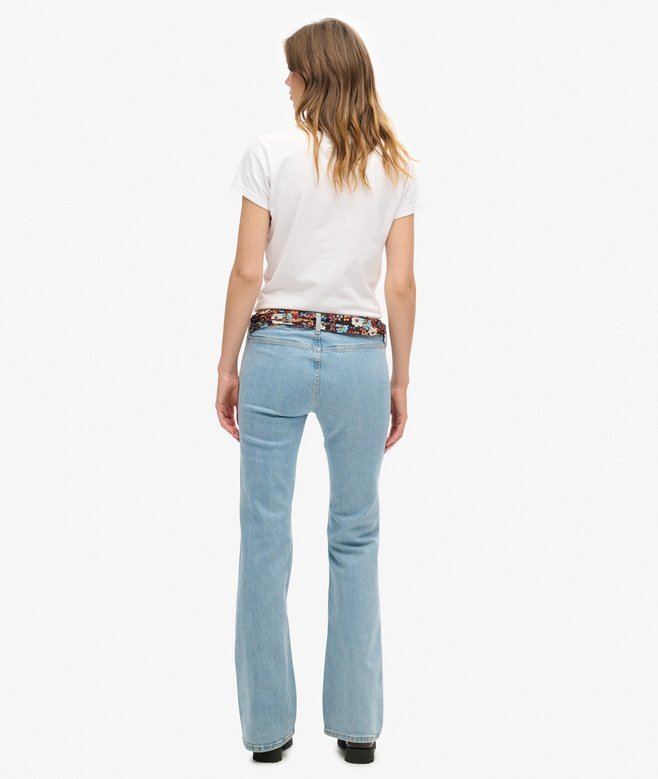 Vintage Organic Cotton Low Rise Slim Flare Jeans Vintage Organic Cotton Low Rise Slim Flare Jeans