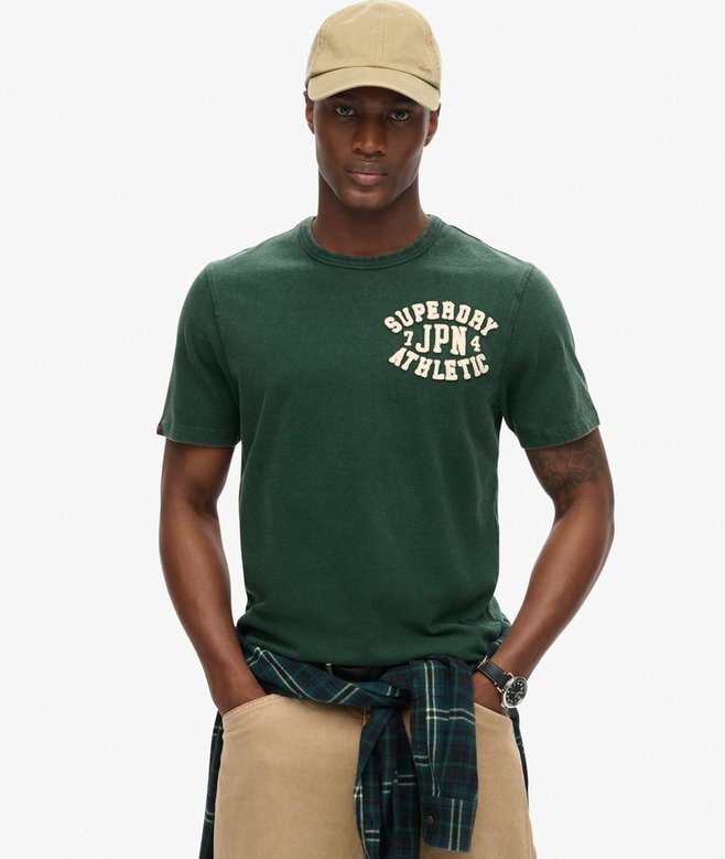 Vintage’owa koszulka sportowa w szortach z krótkim rękawem Vintage’owa koszulka sportowa w szortach z krótkim rękawem