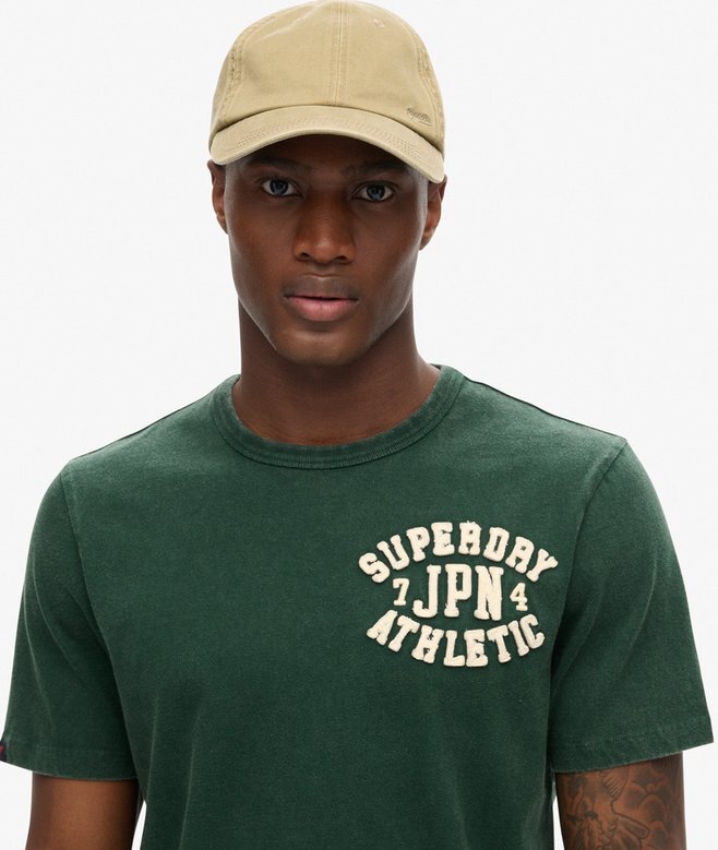Vintage’owa koszulka sportowa w szortach z krótkim rękawem Vintage’owa koszulka sportowa w szortach z krótkim rękawem