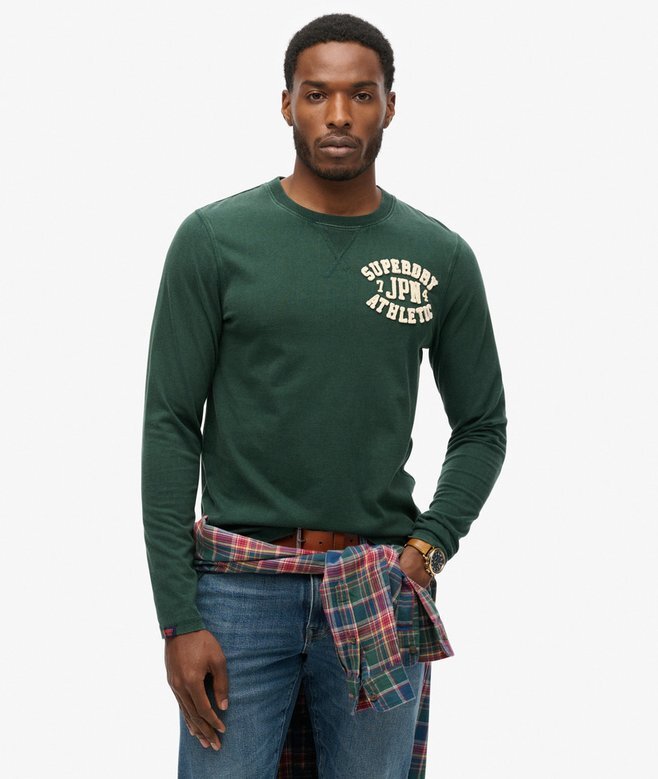 Vintage’owa koszulka sportowa z długim rękawem Vintage’owa koszulka sportowa z długim rękawem