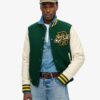 Wełniana kurtka bomberka w stylu varsity Wełniana kurtka bomberka w stylu varsity