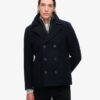 Wełniany płaszcz typu peacoat 2 w 1 Wełniany płaszcz typu peacoat 2 w 1