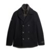 Wełniany płaszcz typu peacoat 2 w 1 Wełniany płaszcz typu peacoat 2 w 1