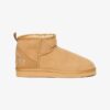 Zamszowe mini botki Sherpa