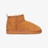 Zamszowe mini botki Sherpa