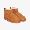 Zamszowe mini botki Sherpa