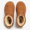 Zamszowe mini botki Sherpa