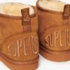 Zamszowe mini botki Sherpa